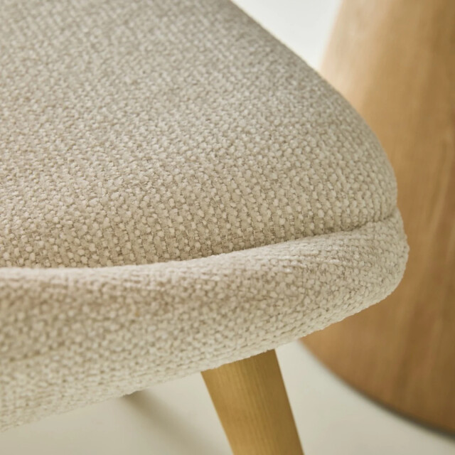 Signature Off-witte gestoffeerde stoel alba 3493123 large