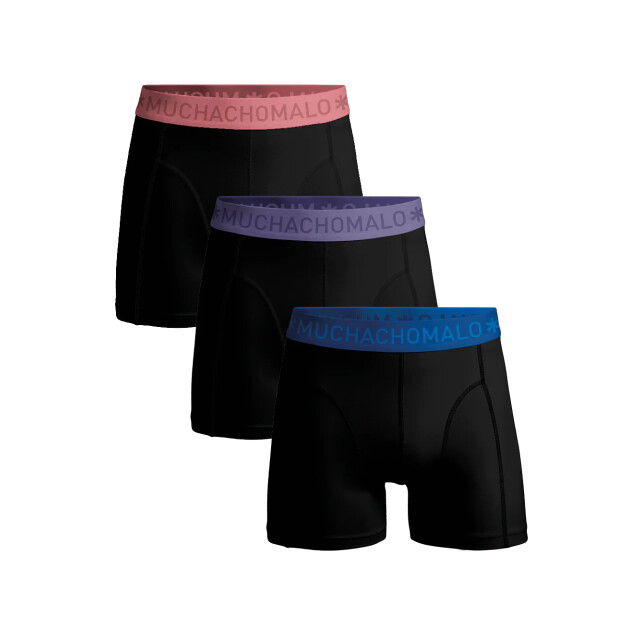 Muchachomalo Heren 3-pack boxershorts U-SOLID1010-1278 large
