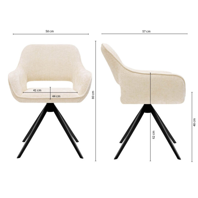 Kick Collection Kick draaistoel nori - 3201987 large