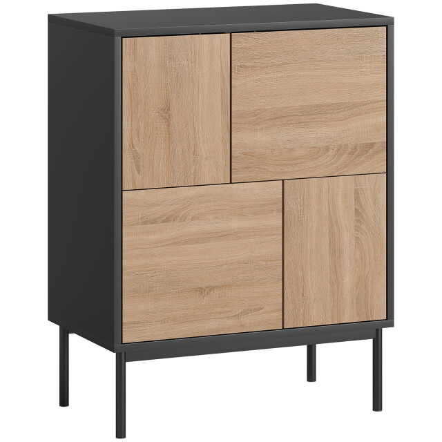 4goodz Dressoir met push-to-open-deuren +bruin 3442617 large