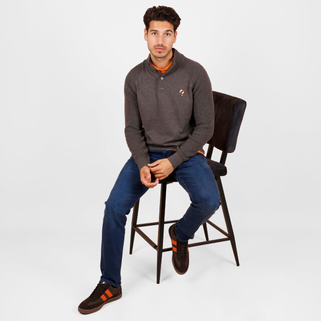 Q1905 Trui oldehove dark melange QM2344627-839-1 large