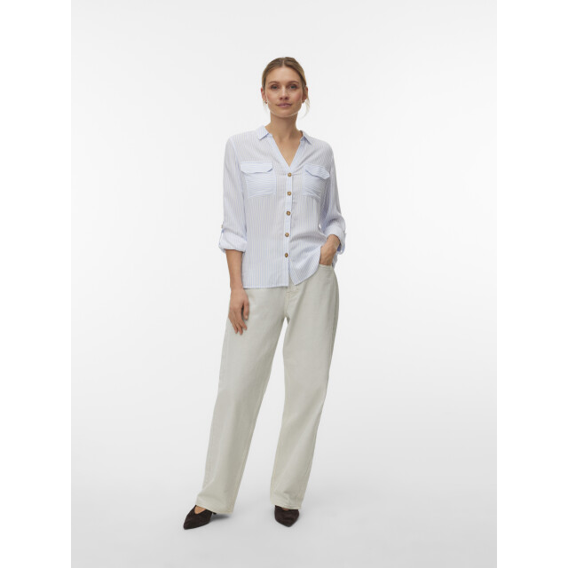 Vero Moda vmbumpy l/s shirt new wvn noos 10275283 brunnera stripes 06615.211.0211 large