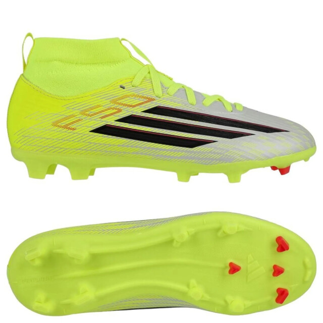 Adidas f50 league mid fg/mg j voetbal schoen firm ground jongens - 073865_400-3,5 large