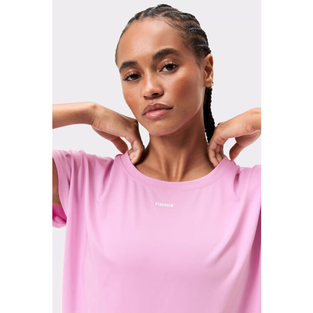 Stronger drop t-shirt training t-shirt korte mouw dames - 073902_615-M large