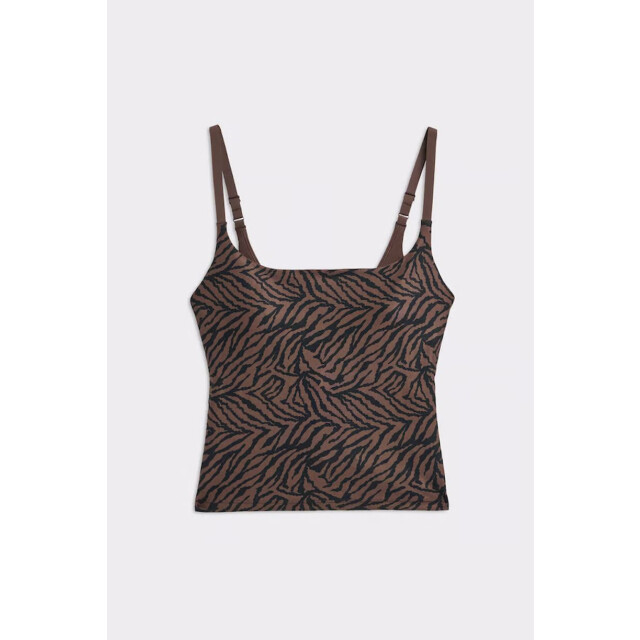 Stronger printed one strap tank top training singlet dames - 073901_849-L large