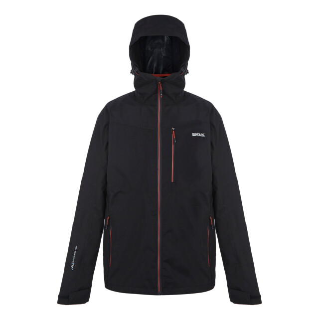 Regatta Heren wentwood ix 3 in 1 jas UTRG11212_blackredochre large