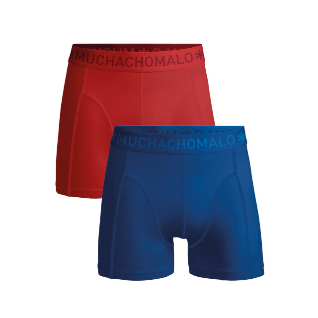 Muchachomalo Jongens 2-pack boxershorts U-SOLID1010-1244J large