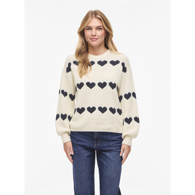 Vila Vijamilla l/s o-neck jacquard knit 14113594 large