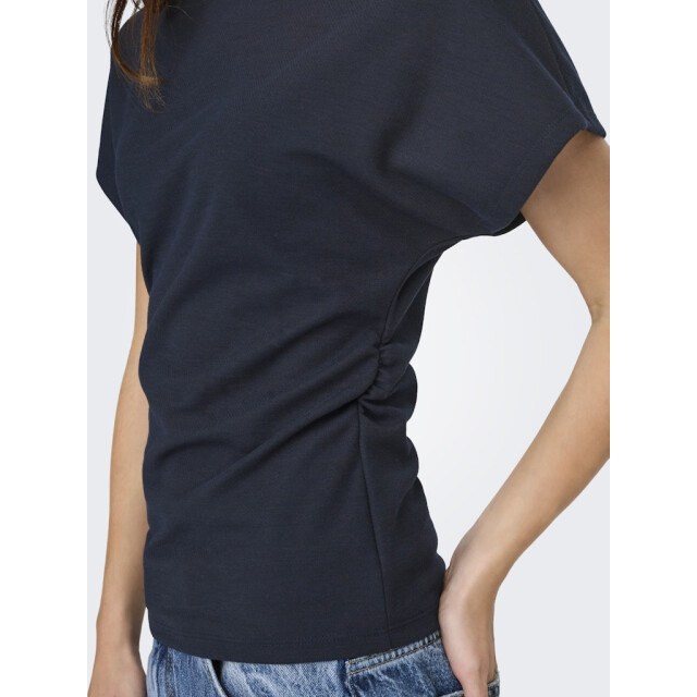 Only Onlatlas ss waist top swt navy 4339.37.0017 large