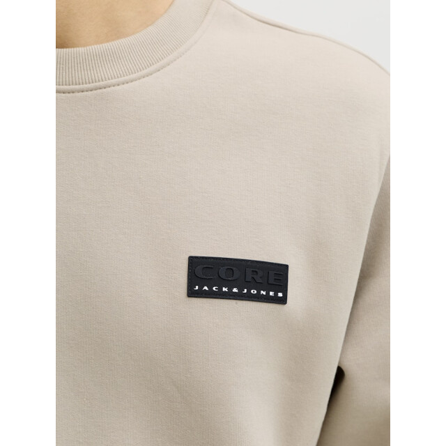 Jack & Jones Jcofusion sweat badge crew neck zand 5209.04.0017 large