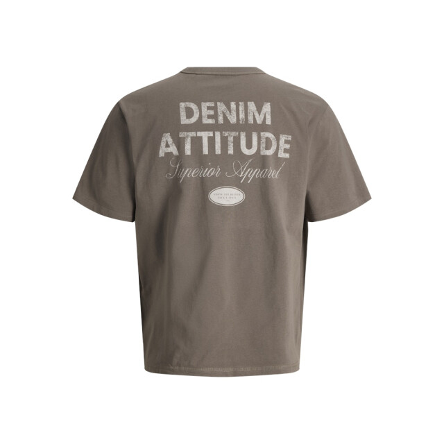 Jack & Jones Jjedover graphic tee ss crew neck taupe 5339.77.0071 large