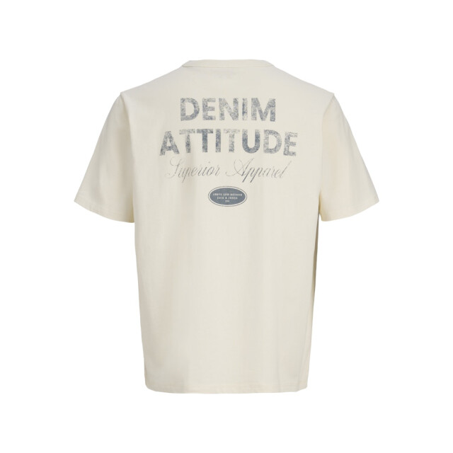 Jack & Jones Jjedover graphic tee ss crew neck ecru 5339.03.0036 large
