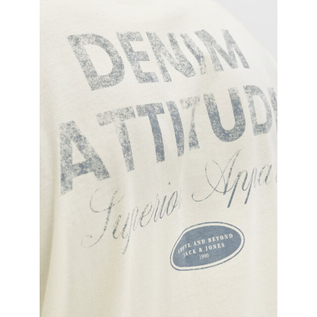 Jack & Jones Jjedover graphic tee ss crew neck ecru 5339.03.0036 large