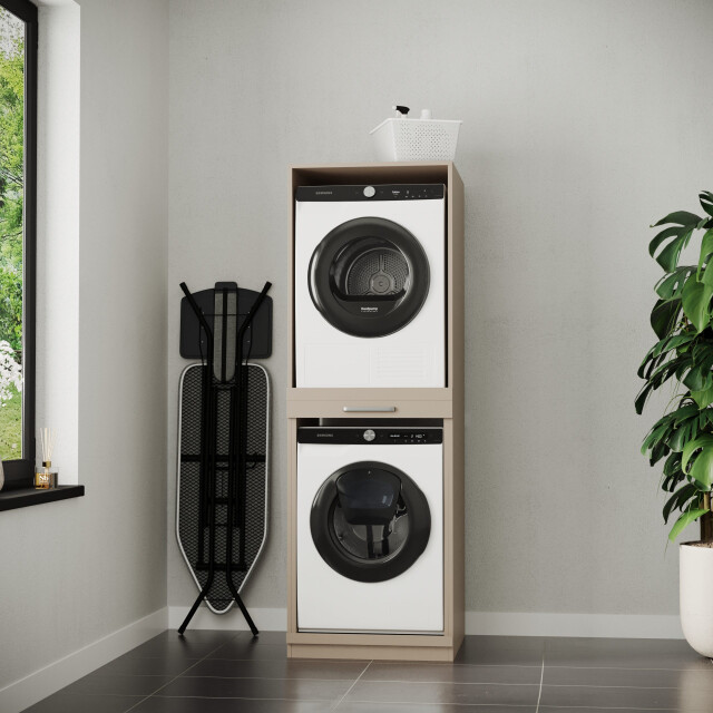 Wasophoogte Wasmachine kast lisbon – perle 3494202 large