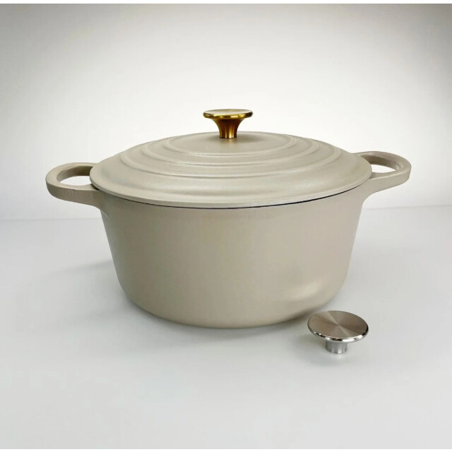 Relance Redelaar braadpan gietijzer 26cm mat light-sandy beach 164722 large