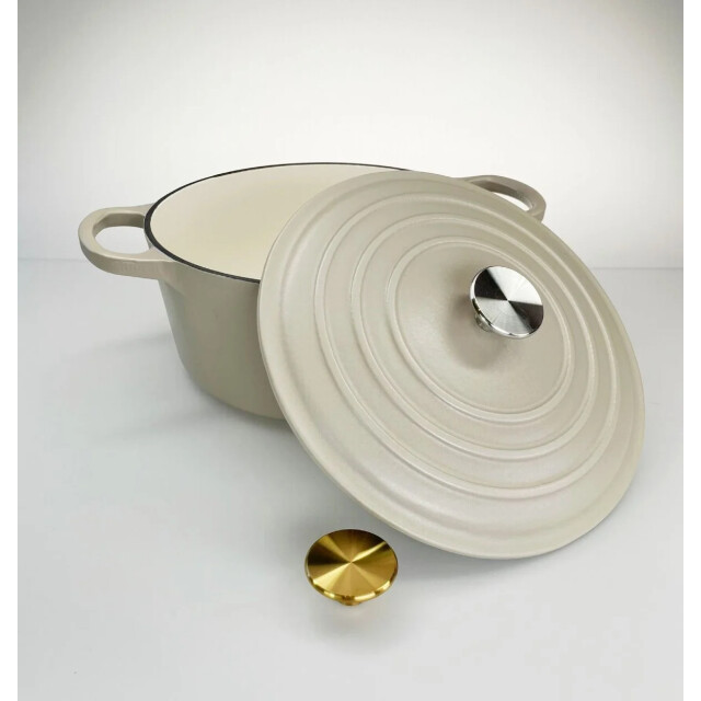 Relance Redelaar braadpan gietijzer 26cm mat light-sandy beach 164722 large