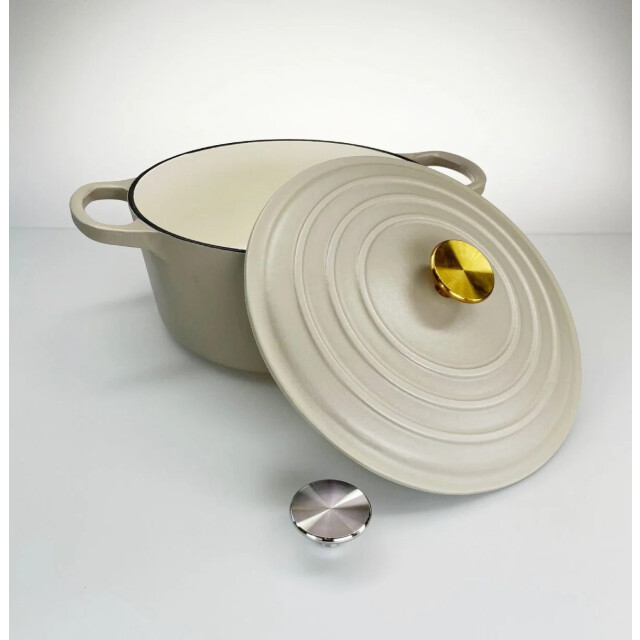 Relance Redelaar braadpan gietijzer 26cm mat light-sandy beach 164722 large