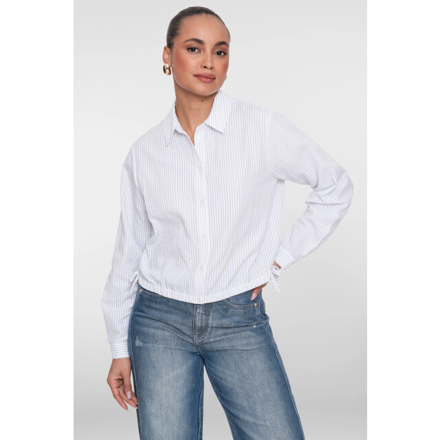 Geisha 63050-14 010 blouse jacket off-white/blue 63050-14 010 large