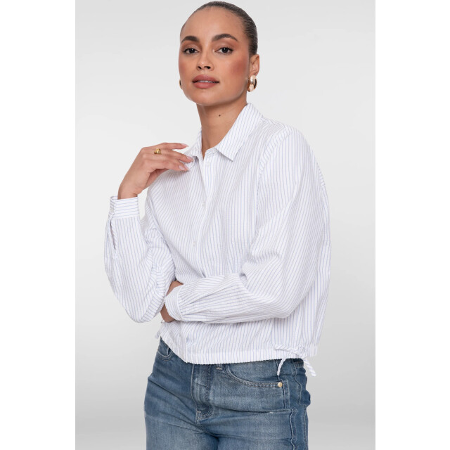 Geisha 63050-14 010 blouse jacket off-white/blue 63050-14 010 large