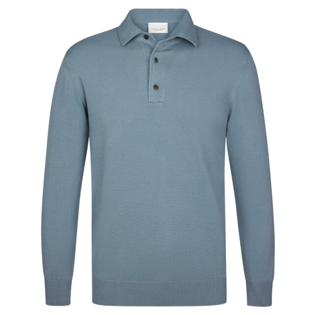 Profuomo Polo denim 107384-001-L large