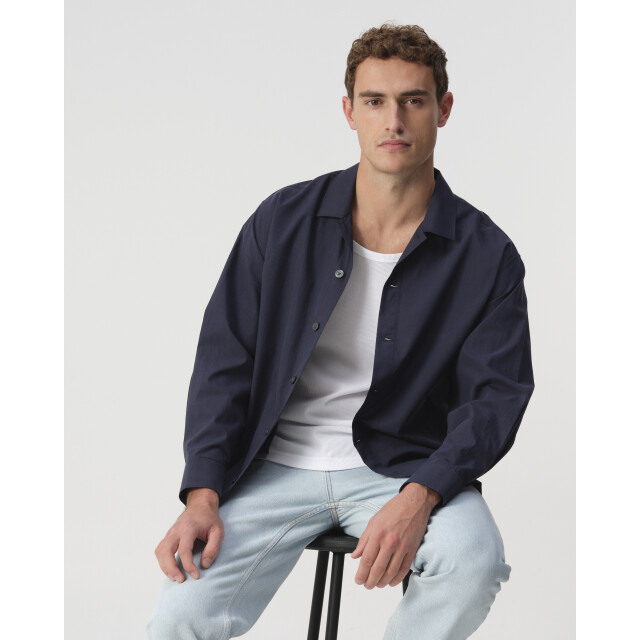 J.C. Rags Casual overhemd donker 103333-002-XL large