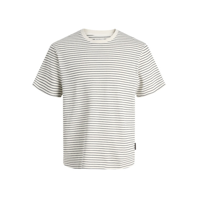 Jack & Jones Jjedover striped tee ss crew neck ecru dessin 5339.08.0016 large