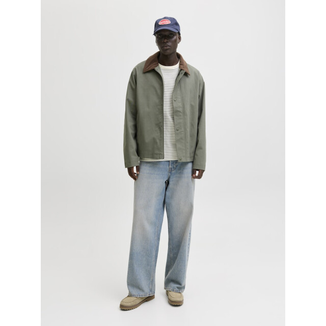 Jack & Jones Jjedover striped tee ss crew neck ecru dessin 5339.08.0016 large