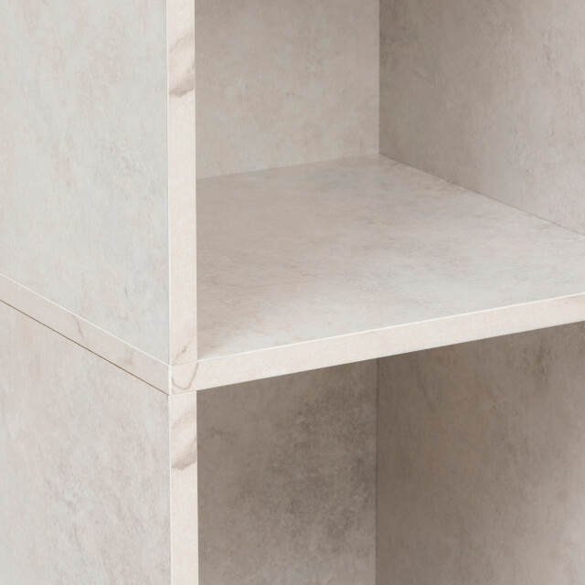 4bathroomz Badkamer kolomkast lugano marmerlook – 194 cm hoog marmer/houtlook 3493136 large