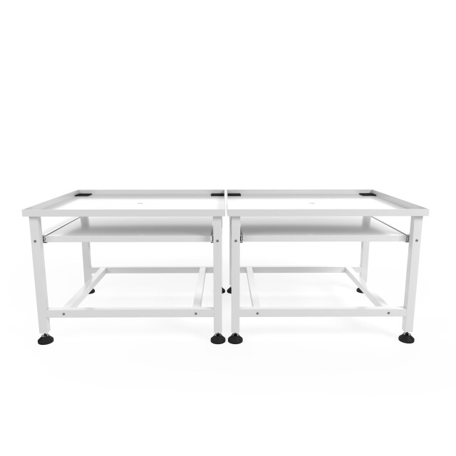 Wasophoogte Wasmachine verhoger – ecoslim met plateau – dubbel wit 3495438 large