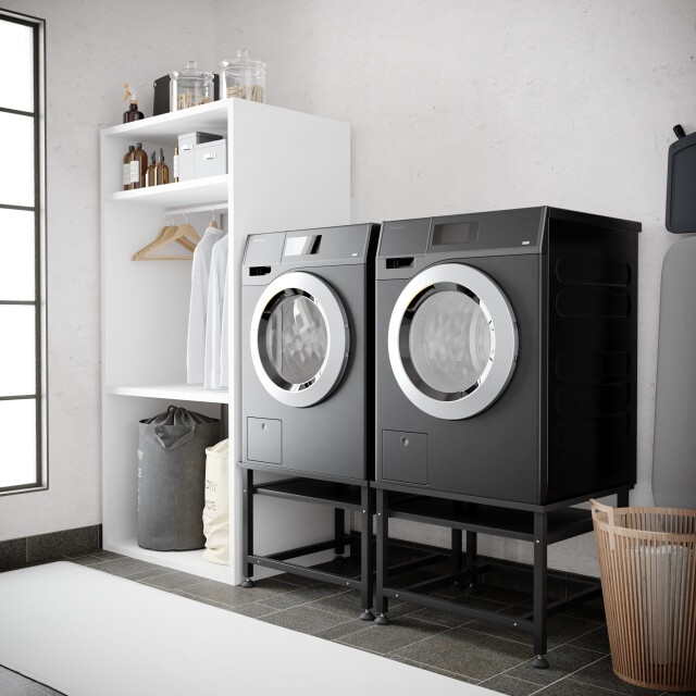 Wasophoogte Wasmachine verhoger – ecoslim met plateau – dubbel - 3495439 large