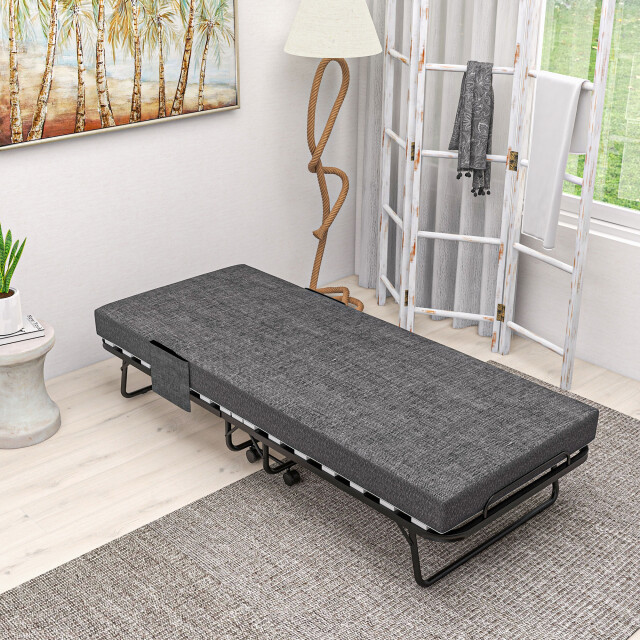 4goodz Opklapbaar logeerbed 1 persoons met wielen tot 150 kg 190x80 cm 3495814 large