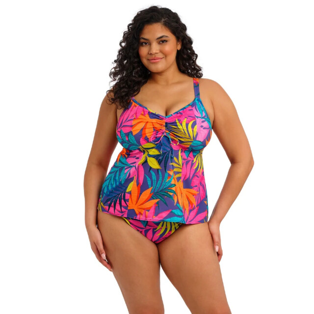 Elomi Porto rafti tankini top es803361 indigo 10384184017237 large
