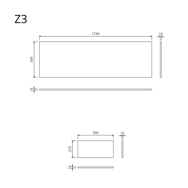 Wasophoogte Verticale indeling zijkast module z3 perle taupe 3496534 large