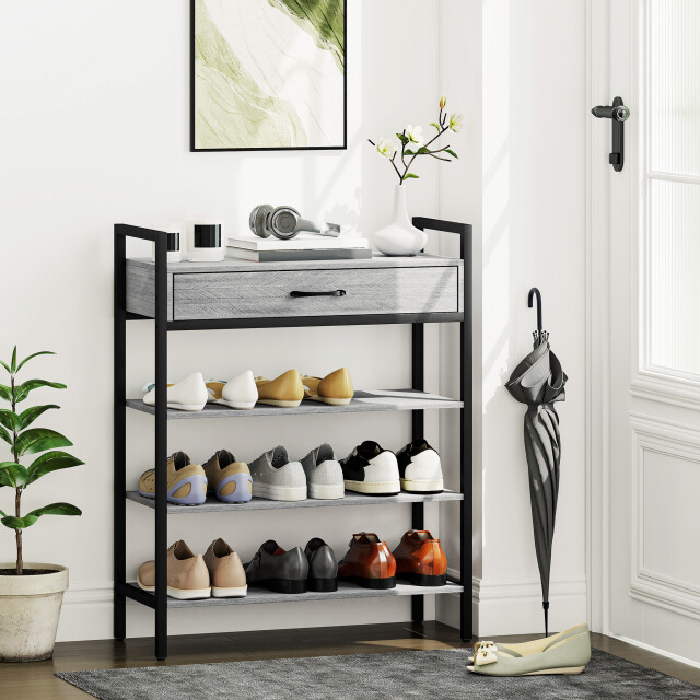 4goodz 4-laags schoenenrek voor maximaal 9 paar schoenen 3495813 large