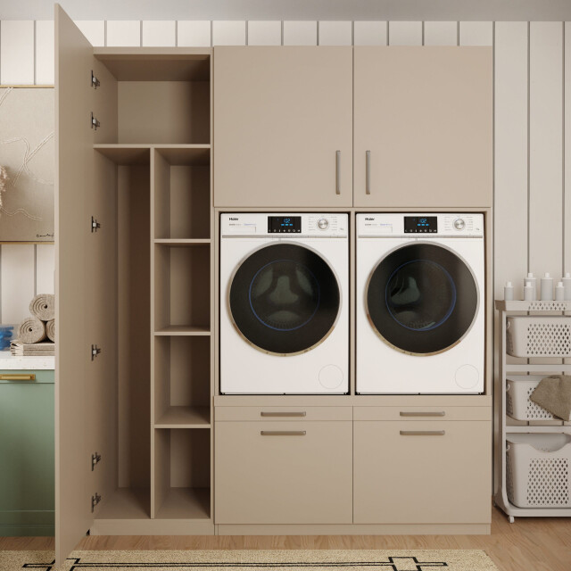 Wasophoogte Verticale indeling zijkast module z3 perle taupe 3496534 large