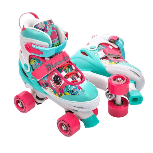 Meteor Volwassen uniseks meadow quad rolschaatsen UTPP6481_multicoloured large