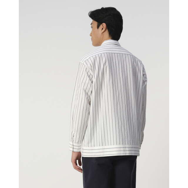 J.C. Rags Casual overhemd coconut milk stripe 103332-001-S large