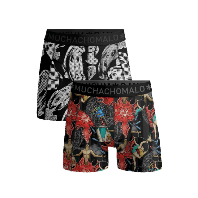 Muchachomalo Jongens 2-pack boxershorts circus CIRCUS1010-04J large