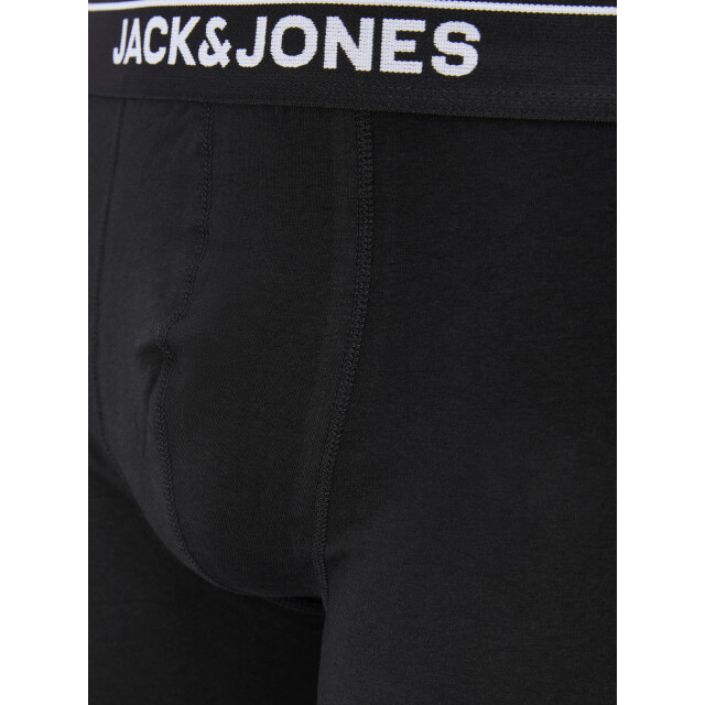 Jack & Jones Heren plus size boxershorts lange pijp jachenry boxer briefs 3-pack effen 12297789-Black large