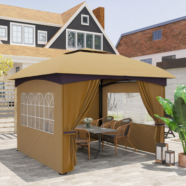 4goodz Paviljoen pergola classic 335 cm met ventilatiedak - 3499247 large