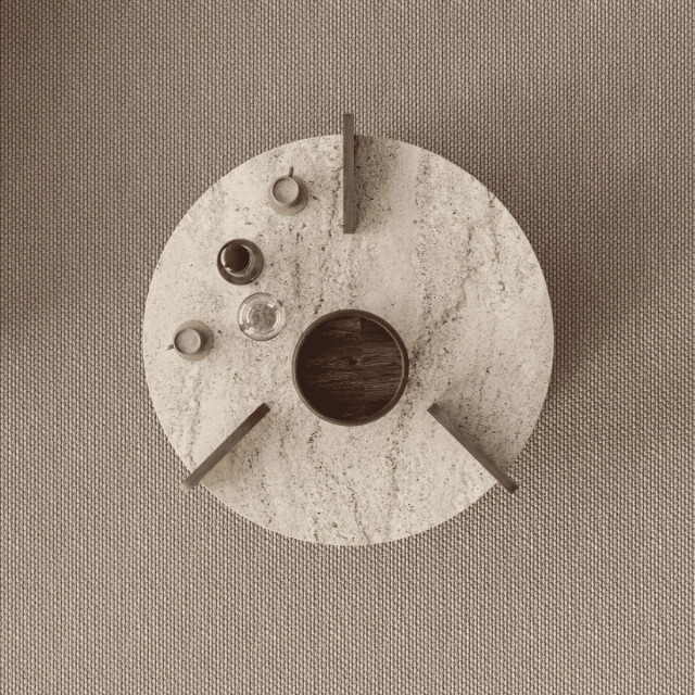 CaliCosy Ronde salontafel met dubbel blad Ø70 cm milo 3499234 large