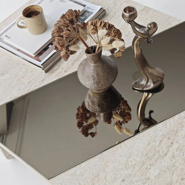 CaliCosy Rechthoekige salontafel met spiegelblad l120 cm solea 3499239 large