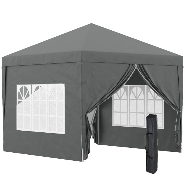 4goodz Partytent 3x3 m opvouwbaar met 4 zijwanden - 3499249 large