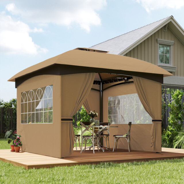 4goodz Paviljoen pergola classic 335 cm met ventilatiedak - 3499247 large