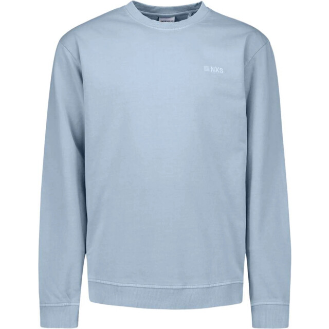 No Excess Sweater crewneck french terry garme blue 31110116-030 large
