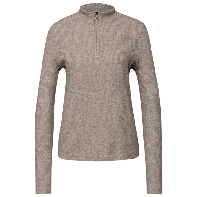 Street One a324393 cosy rib shirt w.zipper A324393 large