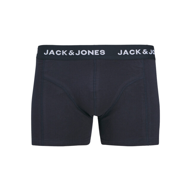 Jack & Jones Jongens boxershorts trunks jacdenim hond print 3-pack groen/donkerblauw 12280196-Dark Navy large