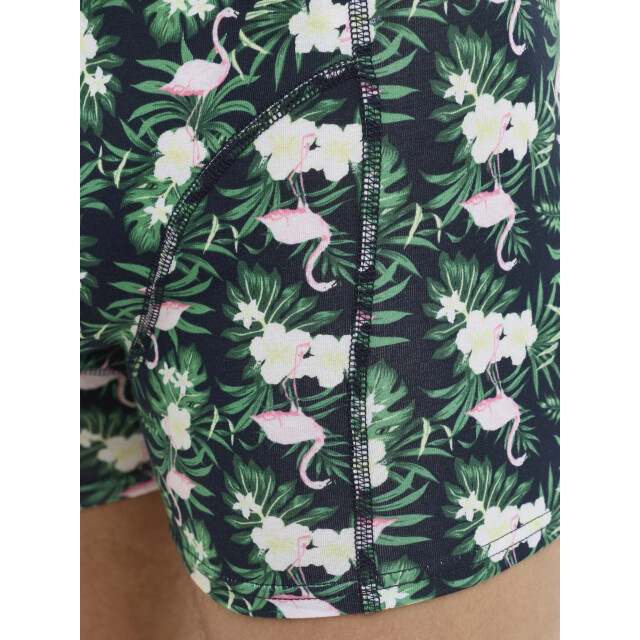 Jack & Jones Heren boxershorts trunks jacflamingo flamingo print 7-pack donkerblauw/zwart 12294894-Black large
