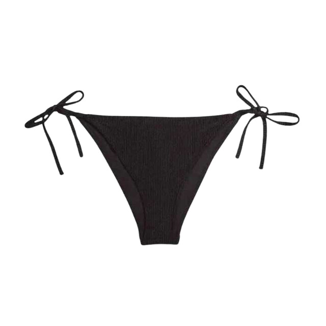 Calvin Klein Dames bikinibroekje met geribde zijkant UTNA486_black large