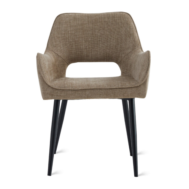 Multifurn 2x eetkamerstoel ray stof taupe 3500445 large